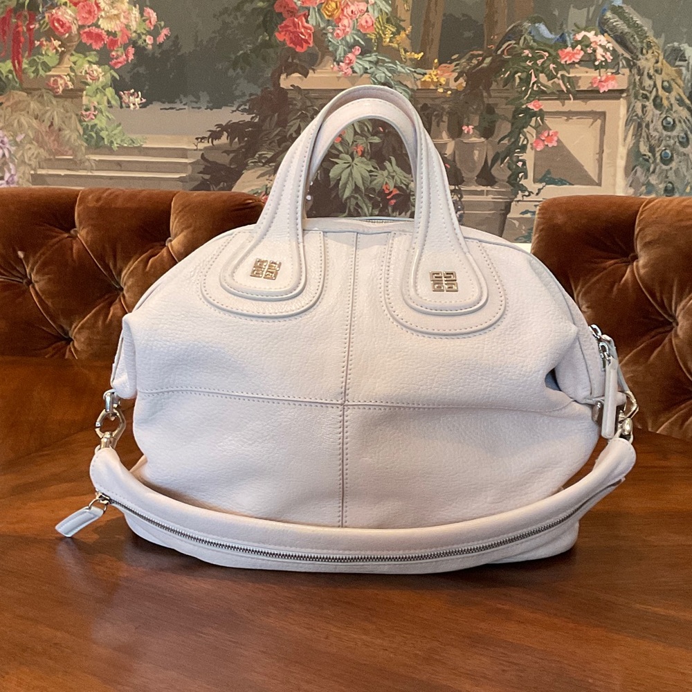 Givenchy Bone/Cream Nightingale Satchel Bag